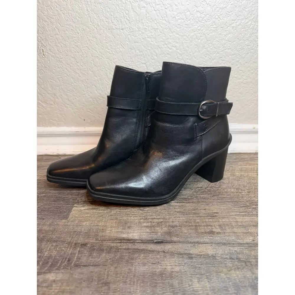 Naturalizer Black Leather Aimee Boots Size 7 NWT - Picture 2 of 7
